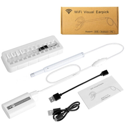 Solution de nettoyage pour les oreilles en verre boroscope