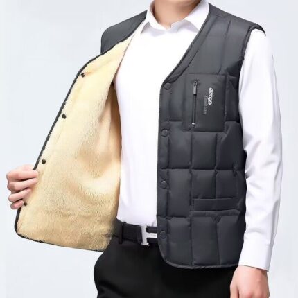 Gilet en duvet à la mode pour hommes