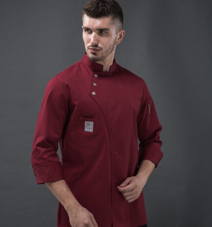 Veste de chef à boutonnage simple