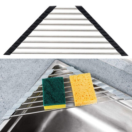 Panier de rangement pour fruits à vaisselle en acier inoxydable