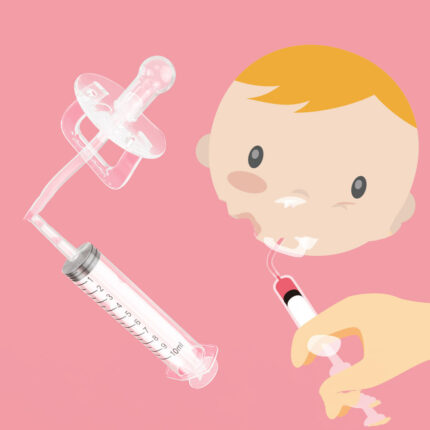 Seringue d’alimentation et de rappel pour bébés