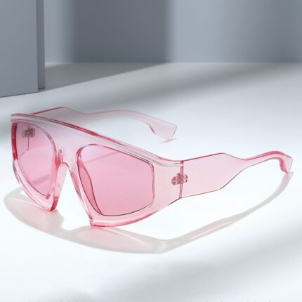 Lunettes de soleil de sport à large monture pour hommes