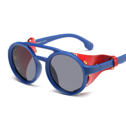 Lunettes de soleil rondes de style steampunk