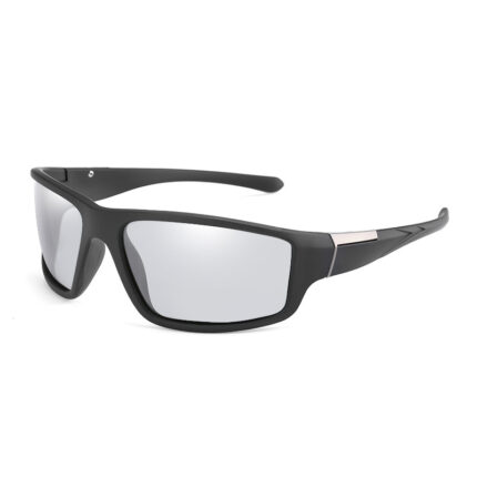 Lunettes de sport noires mates à la mode