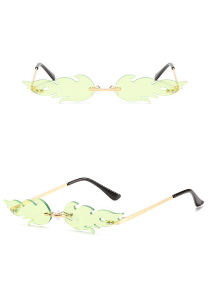 Lunettes de soleil sans monture à la mode
