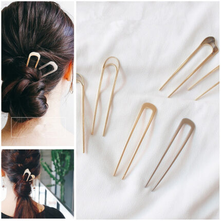 Accessoires pour chignons en forme de U