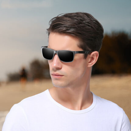 Lunettes de soleil polarisées à la mode pour hommes