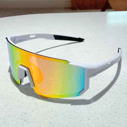 Lunettes de soleil colorées à grand cadre pour hommes et femmes