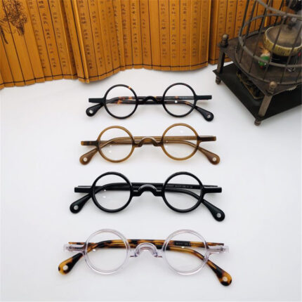 Lunettes rondes rétro à la mode pour hommes et femmes