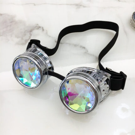 Lunettes rétro gothiques steampunk pour les passionnés de mode