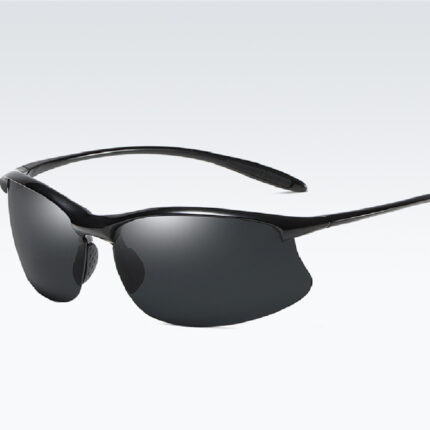 Lunettes de soleil à monture semi-rimless à la mode pour hommes et femmes