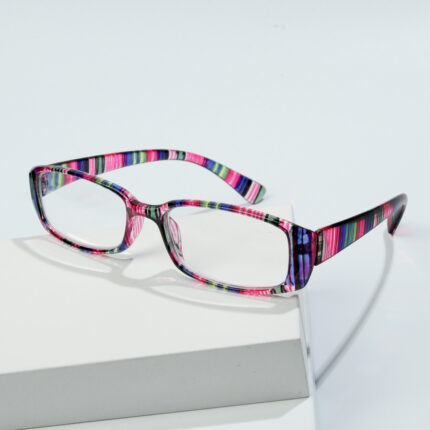 Lunettes de lecture à ressort rétro ultra-claires à la mode pour hommes et femmes