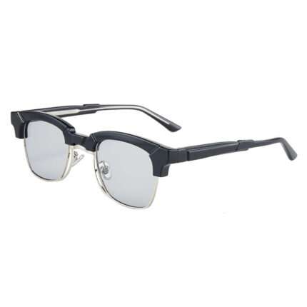 Lunettes de soleil en métal à la mode pour hommes