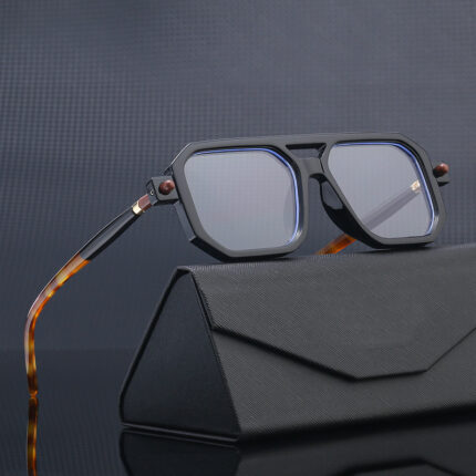Lunettes de soleil tendances à monture épaisse pour femmes