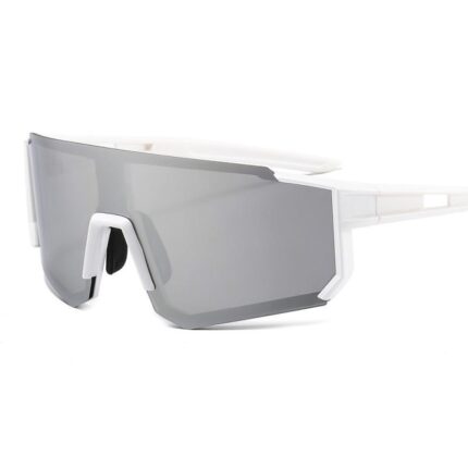 Lunettes de cyclisme à grande monture colorée