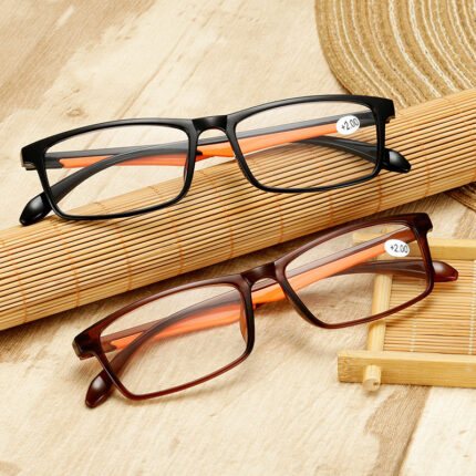 Lunettes de lecture en résine pour personnes âgées
