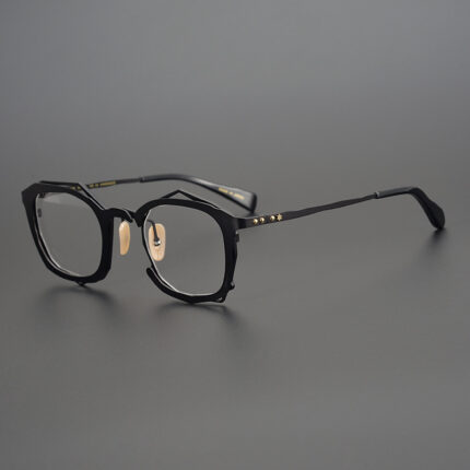 Lunettes de myopie de forme irrégulière faite à la main avec option