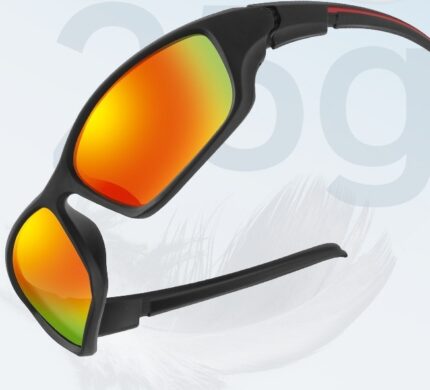 Lunettes de soleil polarisées coupe-vent professionnelles pour sports de plein air