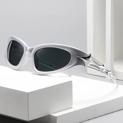 Lunettes de soleil rétro en œil de chat à la mode pour femmes