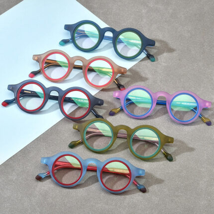 Lunettes en verre dépoli à la mode pour hommes et femmes