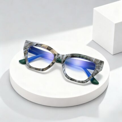 Lunettes presbyopiques anti-lumière bleue avec charnières à ressort