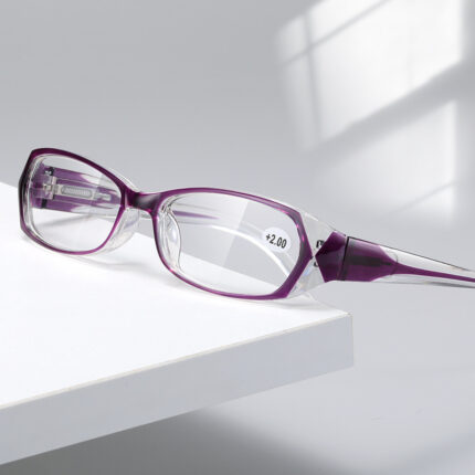 Lunettes de lecture à ressort en résine de style rétro à la mode pour femmes