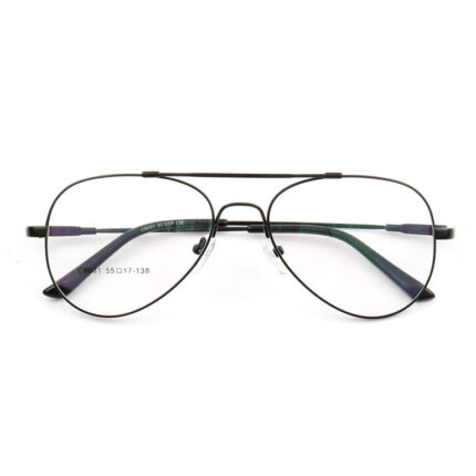 Lunettes rétro en métal de style personnalisé à la mode