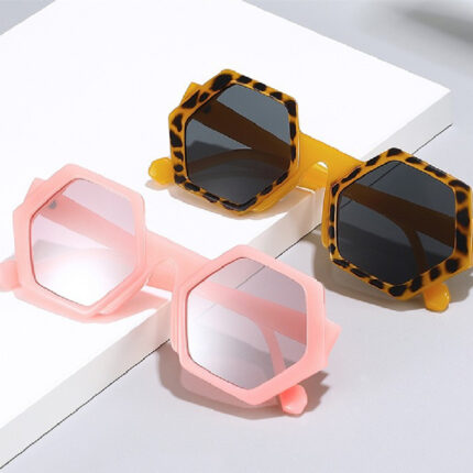 Lunettes de soleil polygonales à la mode pour hommes et femmes